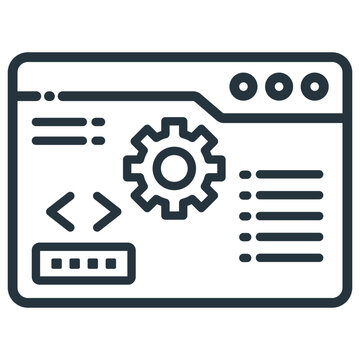 Programming Outline Icon