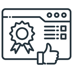 Page Quality Outline Icon