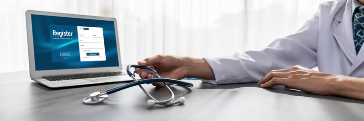 Online registration form for brisk form filling on the internet website