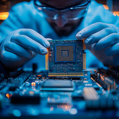 scientist working in laboratory
