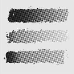 set of vector grunge banners