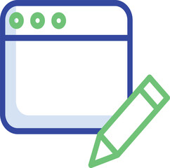 Abstract geometric design with vibrant color palette and clean lines