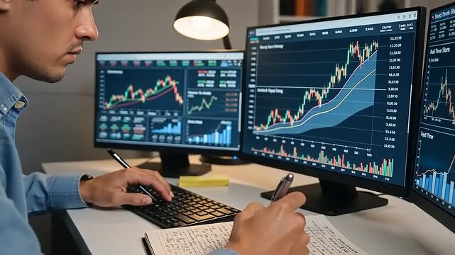 Analyzing Stock Market Trends - A Traders Perspective on Financial Data.
