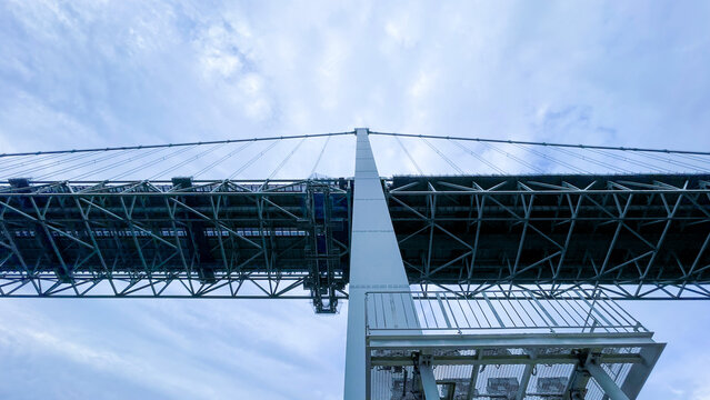 関門橋の橋裏アート