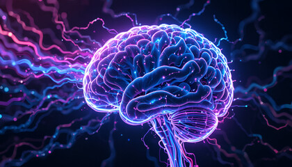 3d rendered illustration of human brain  Cerebral Depth Matrix, Neural Form Horizon, Mind Sculpt Sphere, Synaptic Structure Prism, Brainwave Geometry Core, Cortex Dimension Bloom, Neural Grid Sculptur