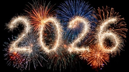 Sparkling 2026 Celebration for New Year&rsquo;s Eve.