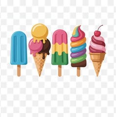 Colorful Frozen Treats Collection