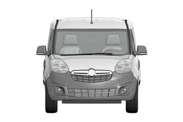 car isolated on transparent background, 3d illustration, cg render
