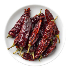 Dry Chilli isolated on transparent background