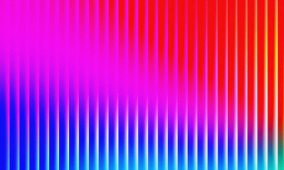 Vibrant Red, Pink, and Blue Vertical Stripes Abstract Background Texture Design Luminous Neon Gradient Line Pattern Wallpaper: Electric Light Effect for Digital Projects