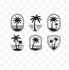 Palm Tree Logo Design Concepts