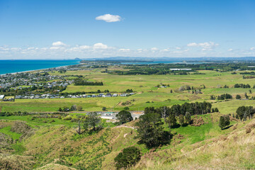 Waihī Beach and Bay of Plenty coastline, New Zealand
