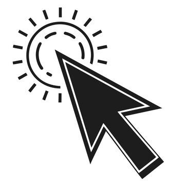 Mouse Pointer Icon Vector Design
