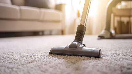 Keep your home clean with regular vacuuming. It's a straightforward way to maintain a tidy living space. Vacuuming offers cleanliness and comfort to your home interior.