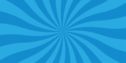 Vector sunray stripe background. Light sunburst glowing background. Sunburst pattern summer social banner. vector illustration pattern beam rays. Spiral radial striped backdrop design.	