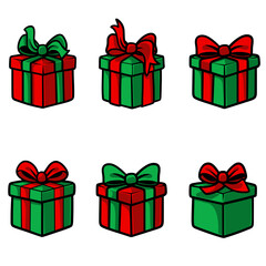 set of christmas gifts
