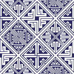 Celtic Key Seamless Geometric Pattern
