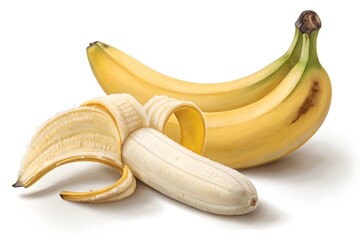 Banana and Peeled Banana