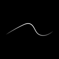 electric cable on white background