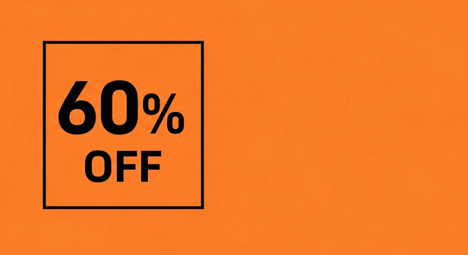 Grab this amazing 60% off sale announcement to boost your business promotions and attract eager shoppers with incredible savings