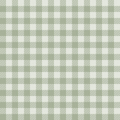 Sage Green Gingham Check Pattern