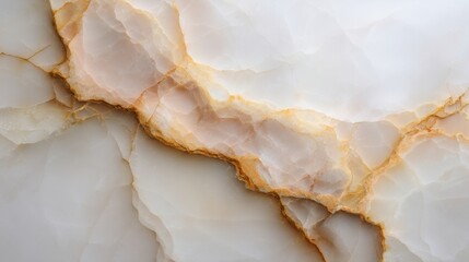 Fototapeta premium Elegant Light Marble Texture with Golden Veins for Backgrounds and Interior Design Inspiration