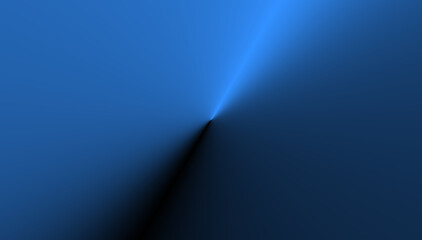 Abstract blue gradient with light beam