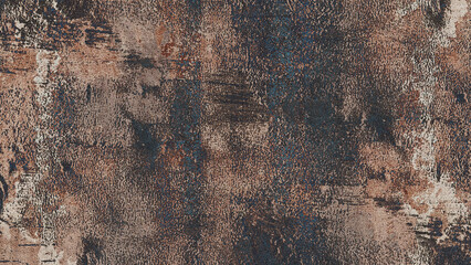 Rough textured distressed background with rustic brown and deep blue accents