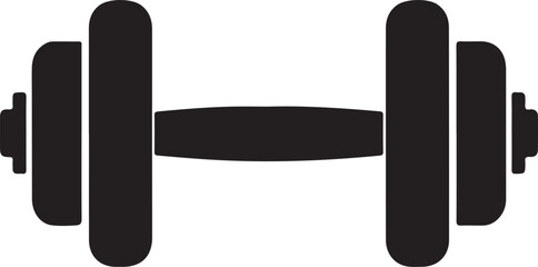 Dumbbel gym vector icon, dumbbel solid icon, dumbbel vector illustration