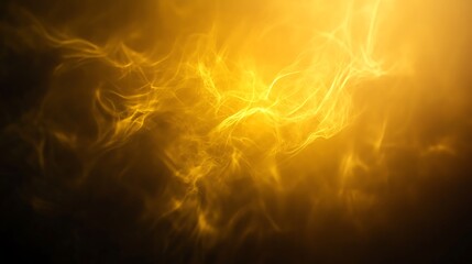 Radiant Golden Light Abstract Energy Swirl Background