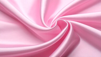 Obraz premium Soft, pink fabric drapes and swirls in graceful curves, creating a subtle, luxurious texture