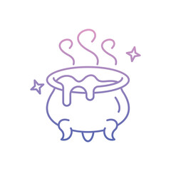 Cauldron icon clean and modern vector illustration