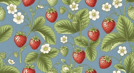 seamless pattern with easter eggs and flowers