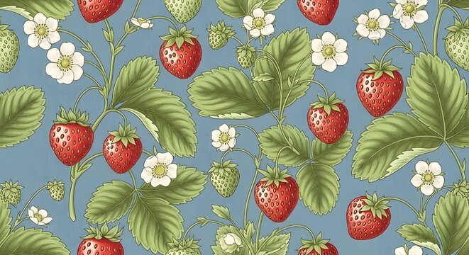 seamless pattern with easter eggs and flowers