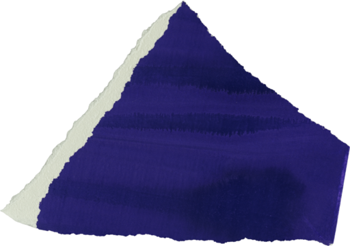 Purple And White Ripped Paper Piece