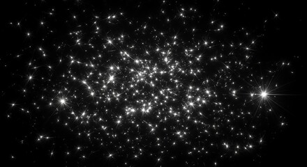 Glowing sparkles assests for festival poster making