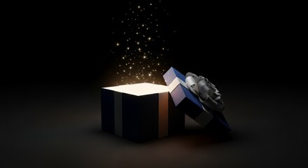 Opened gift box