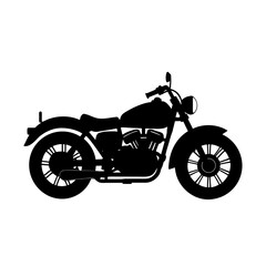 Obraz premium motorcycle isolated on white