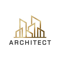 Modern Luxury Architecture Building Logo Collection