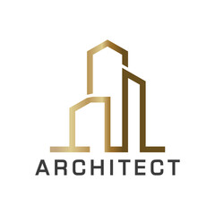 Modern Luxury Architecture Building Logo Collection