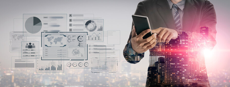 A comprehensive business intelligence dashboard for data analysis. The interface displays global metrics, team performance charts, and financial reports for strategic planning. Fermion