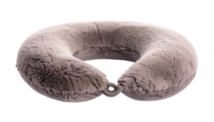 Travel neck pillow, isolated on white background