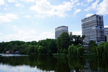modern buildings in Kyiv