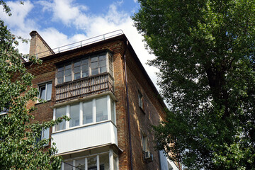 an old soviet building