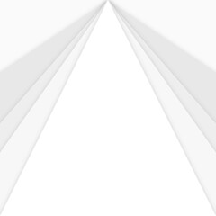 Abstract White Tapered Layers Background
