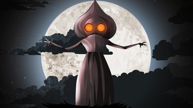flatwoods monster cryptid with spade head