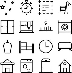 set of icons for design