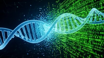 Explore the dynamic world of DNA research with mesmerizing visuals perfect for scientific presentations, medical breakthroughs, and cutting-edge technology advancements in biotechnology - Powered by Adobe