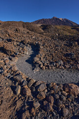 Pico del Teide and lava fields