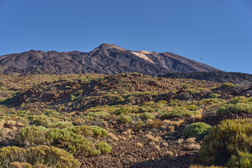 Pico del Teide and lava fields